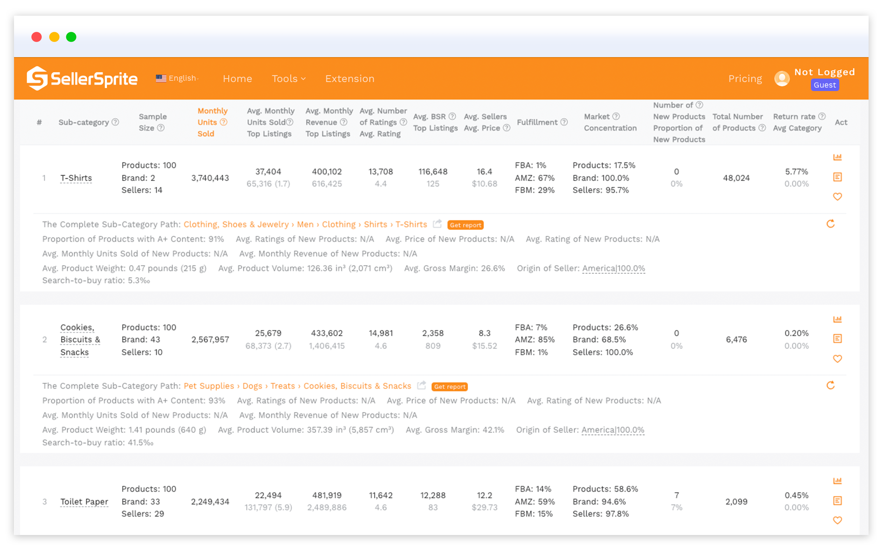SellerSprite Dashboard Image Banner